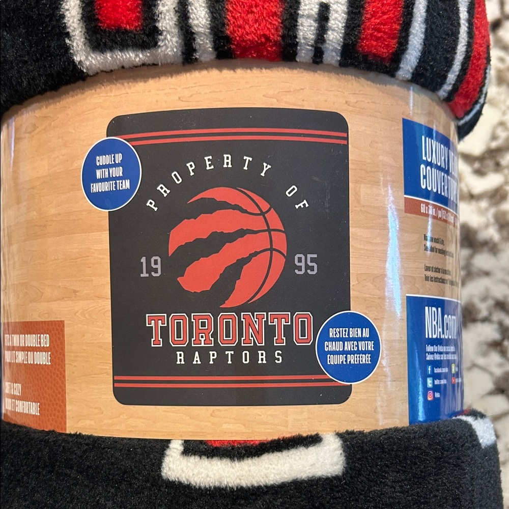 Toronto Raptors Luxury Blanket